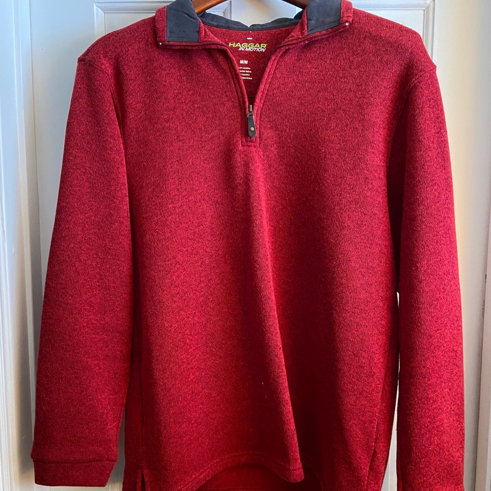 Haggar, 1/4 zip pullover fleece